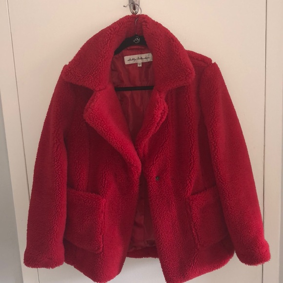 Sebby Collection red coat - Picture 2 of 4
